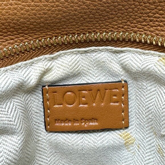 LOEWE Small Textured Leather Puzzle Bag Tan - Picture 8 of 11